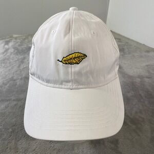 Jack Nicklaus Golf Hat Cap Signature Course White Performance Golden Bear Leaf